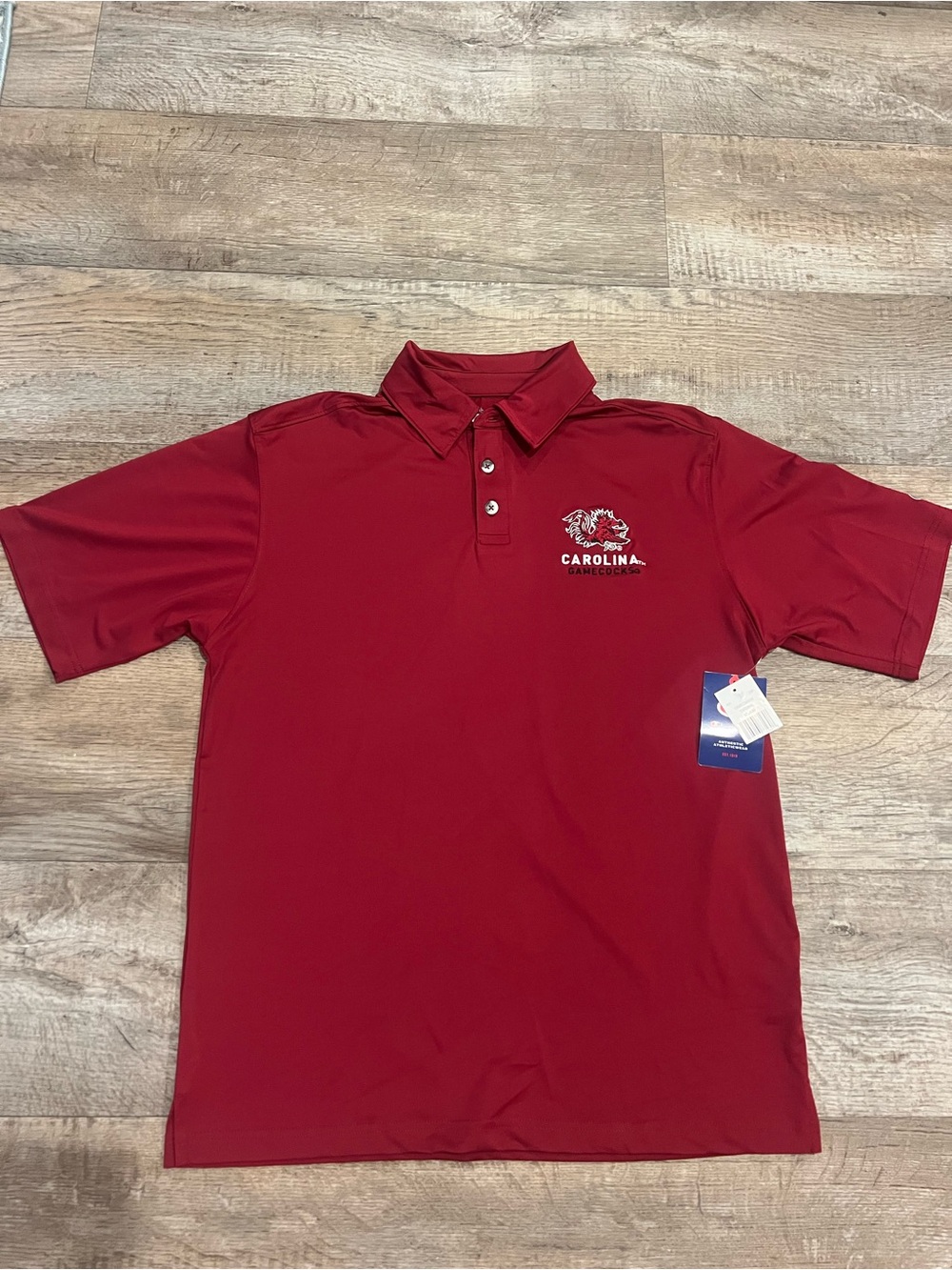 Champion Men's Carolina Gamecocks Red Polo